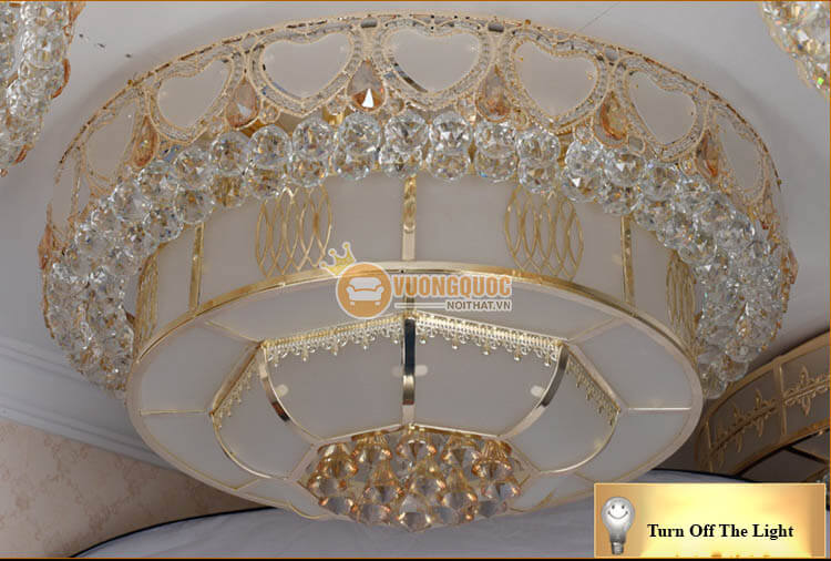 Đèn ốp trần nhập khẩu thiết kế sang trọng độc đáo CM218-17